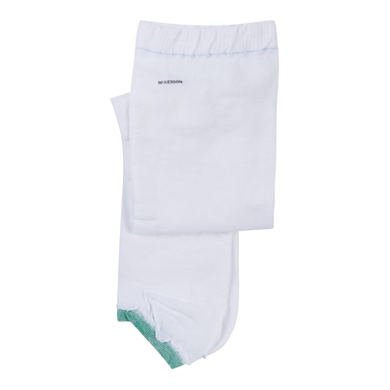 Anti-embolism Stocking McKesson Knee High X-Large / Regular White Inspection Toe