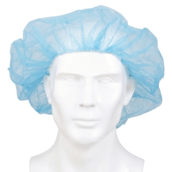 Bouffant Cap McKesson Blue Elastic Closure