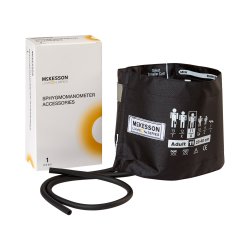 Reusable Blood Pressure Cuff McKesson LUMEON™ 23 to 40 cm Arm Nylon Cuff Adult Cuff