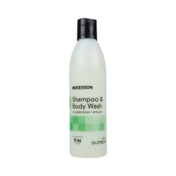 Shampoo and Body Wash McKesson 8 oz. Flip Top Bottle Cucumber Melon Scent - Image 5