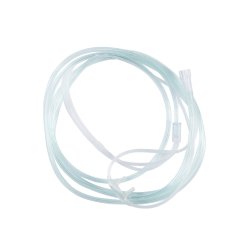 Nasal Cannula McKesson Adult Curved Prong / NonFlared Tip 7 Foot Tubing