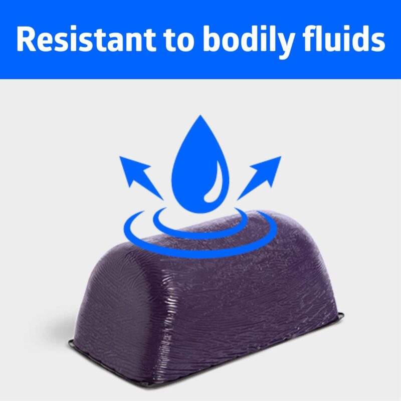 Medline Gel Flat-Bottom Chest Rolls - Image 2