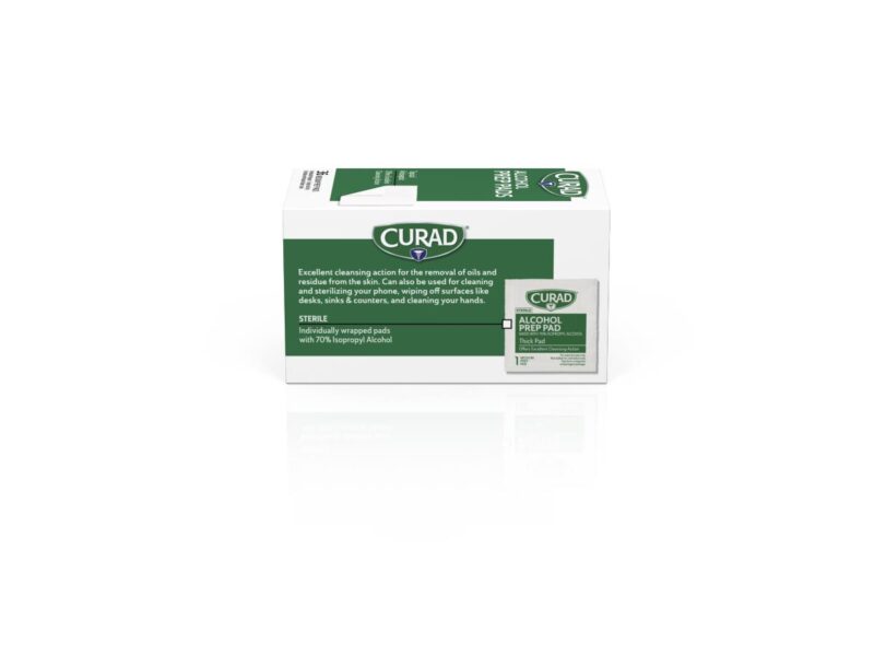 CURAD Medium 2-Ply Sterile Alcohol Prep Pads - Image 4