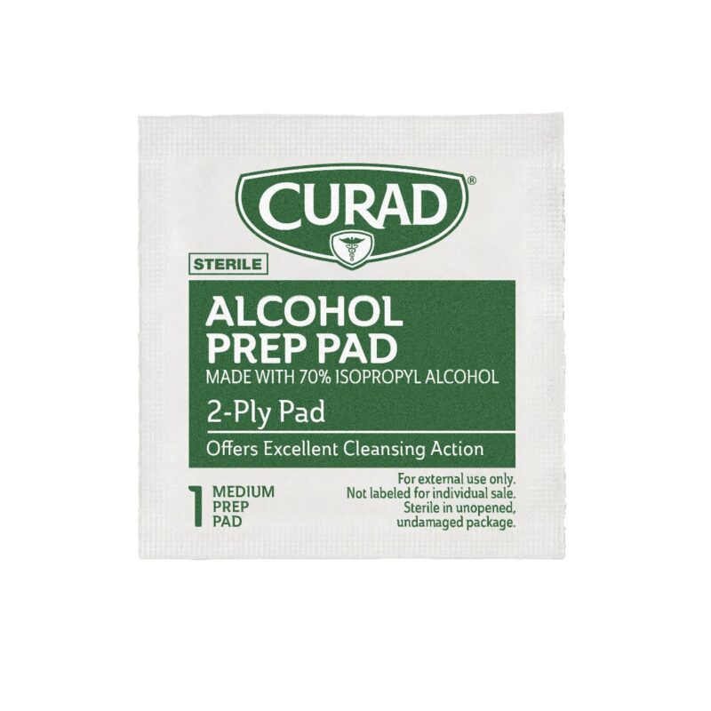 CURAD Medium 2-Ply Sterile Alcohol Prep Pads