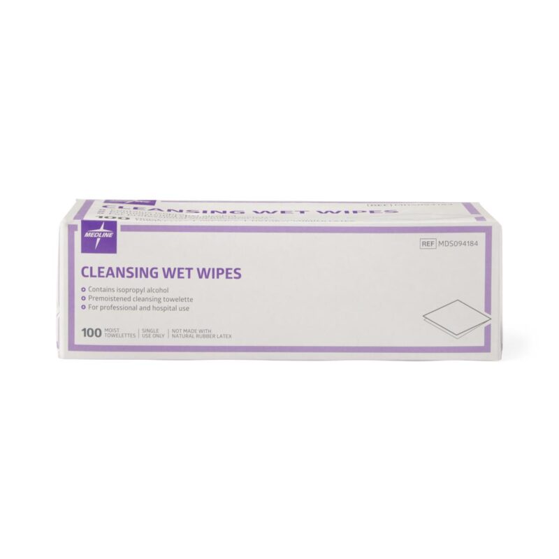 Medline Cleansing Towelettes with Isopropyl Alcohol - Image 8
