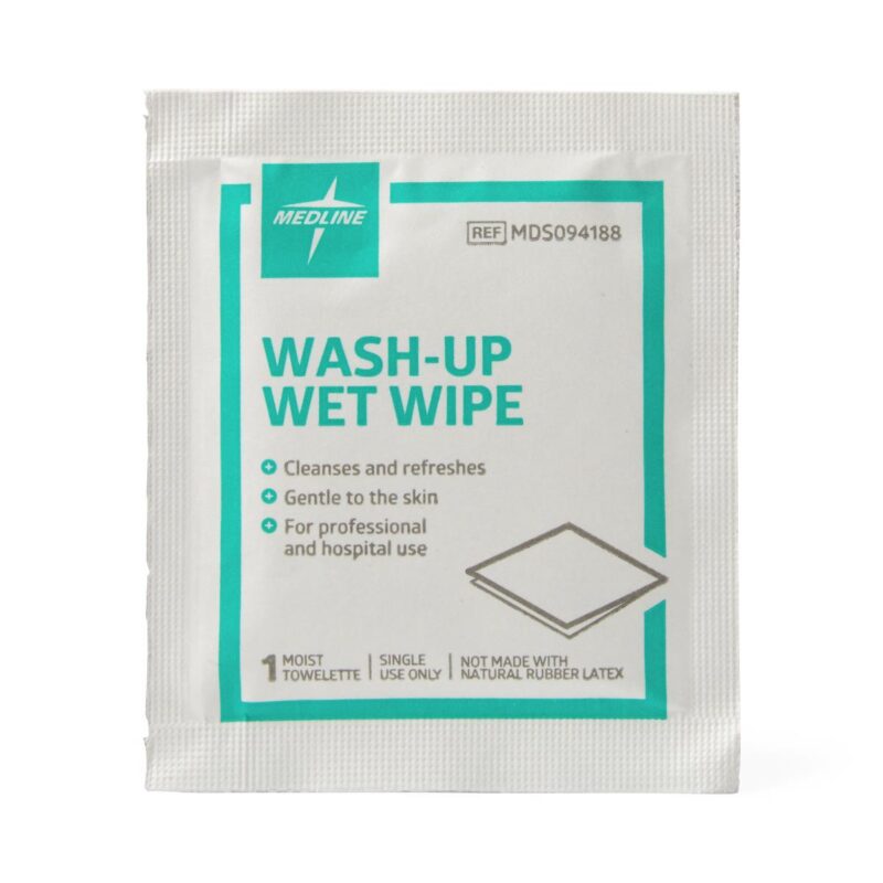 Medline Cleansing Towelettes with Ethyl Alcohol - Image 2