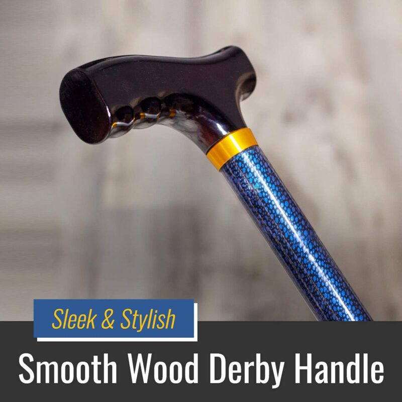 DMI Wood Derby-Top Lightweight Adjustable Canes