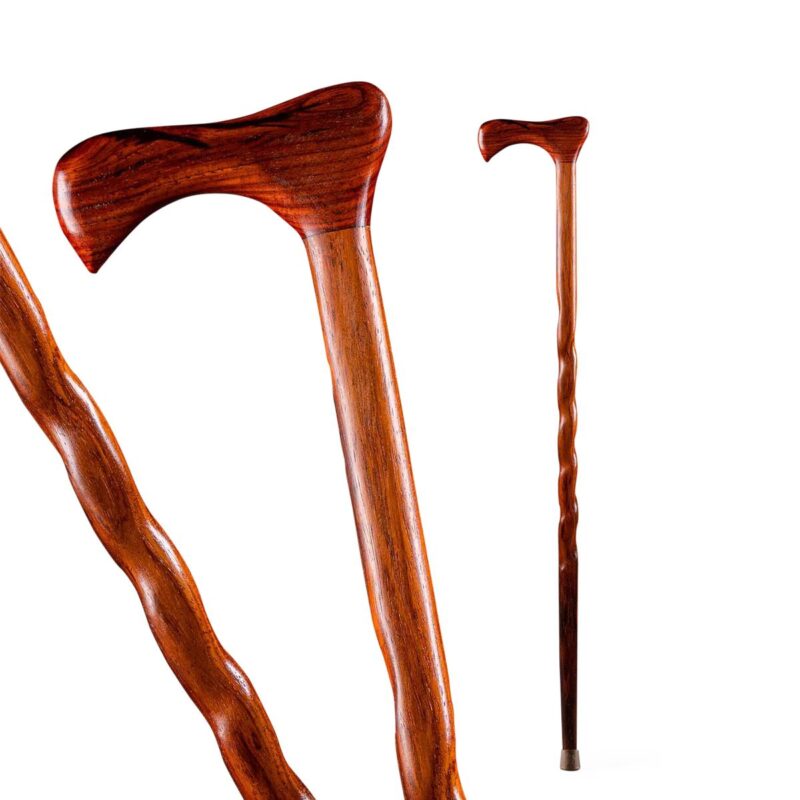 Brazos Twisted Cocobolo Walking Cane