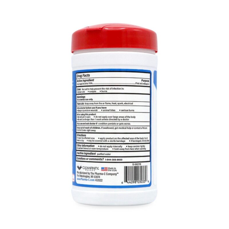 Pharma-C-Wipes 70% Isopropyl Alcohol Wipes - Image 4