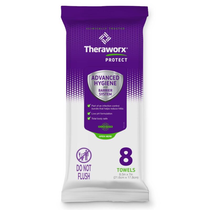 Theraworx Protect Advanced Hygiene 8-Pack Cloth Towels